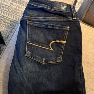 American Eagle Outfitters Dark Blue Skinny Jeans